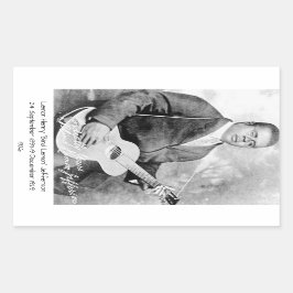 レモンヘンリー・ブラインドレモンジェファーソン1926 長方形シール