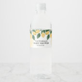 レモンベイビーシャワー ペットボトルラベル (正面)