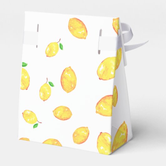 レモンベビーエレガントシャワーありがとうScript Frame F フェイバーボックス (裏面サイド)