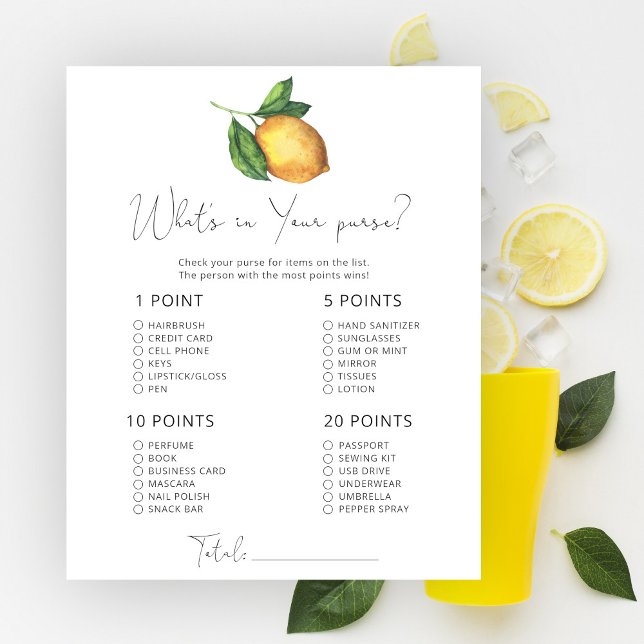 レモンベビーシャワーあなたの財布ゲームの中のwhats (クリエイターアップロード済み)