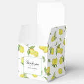 レモンベビーシャワーありがとう フェイバーボックス (オープン)