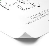 レモンベビーシャワーおしゃぶり狩りゲーム ポスター (角)