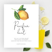 レモンベビーシャワーおしゃぶり狩りゲーム ポスター