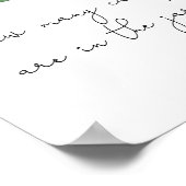 レモンベビーシャワーお菓子の数を推測 ポスター (角)