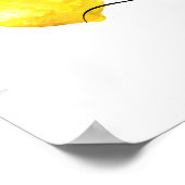 レモンベビーシャワーへようこそベビーシャワーのサイン ポスター (角)