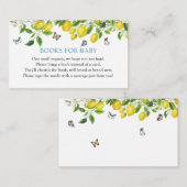 レモンベビーシャワーベビー エンクロージャーカード (正面/裏面)
