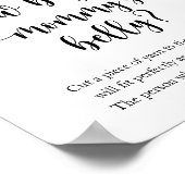 レモンベビーシャワーママのベリーゲームの大きさ ポスター (角)