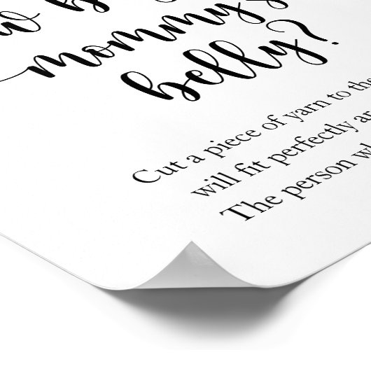 レモンベビーシャワーママのベリーゲームの大きさ ポスター (角)