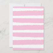 レモンベビーシャワーママのメイン絞りベビーシャワー 招待状 (裏面)