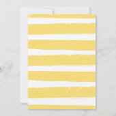 レモンベビーシャワーママのメイン絞りベビーシャワー 招待状 (裏面)