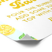 レモンベビーシャワーモモモザバー ポスター (角)