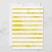 レモンベビーシャワー男女兼用 サンキューカード (裏面)