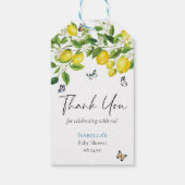 レモンベビーシャワー ギフトタグ (裏面)