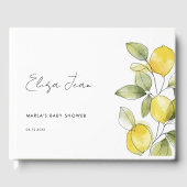 レモンベビーシャワー ゲストブック (正面)