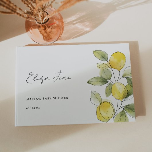 レモンベビーシャワー ゲストブック