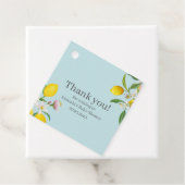 レモンベビーシャワー、チャオベビー、イタリアンテーマ フェイバータグ (インサイチュ)