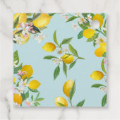 レモンベビーシャワー、チャオベビー、イタリアンテーマ フェイバータグ (裏面)