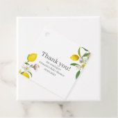 レモンベビーシャワー、チャオベビー、イタリアンテーマ フェイバータグ (インサイチュ)