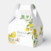 レモンベビーシャワー、チャオベビー、イタリアンテーマ フェイバーボックス (正面サイド)