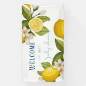 レモンベビーシャワー 横断幕 (縦)