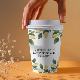 レモンベビーシャワー 紙コップ