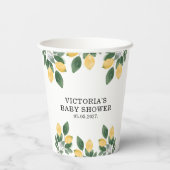 レモンベビーシャワー 紙コップ (裏面)