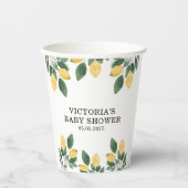 レモンベビーシャワー 紙コップ (正面)