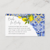 レモンベビー地中海のシャワーベビー用ブック エンクロージャーカード (正面)
