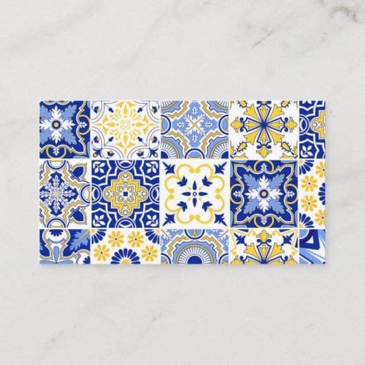 レモンベビー地中海のシャワー予約リクエスト エンクロージャーカード (裏面)