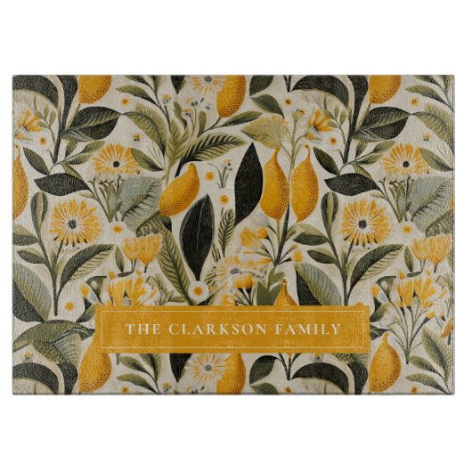 レモンボタニカルグローブ カッティングボード (正面)