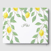 レモンボホモダンサマーブライダルシャワー ゲストブック (裏面)