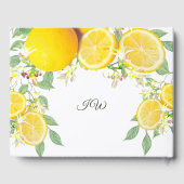 レモンボホモダンサマーブライダルシャワー ゲストブック (裏面)