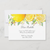 レモンボホモダンサマーブリーズメイド招待状 招待状 (裏面)