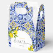 レモンボホ地中海のアーチブライダルシャワー フェイバーボックス (オープン)