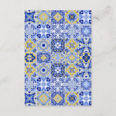 レモンボホ地中海のアーチ結婚の詳細カード エンクロージャーカード (裏面)