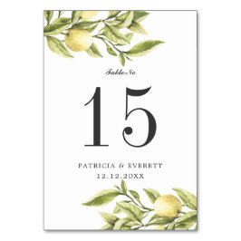 レモンボホ結婚のテーパーソナライズされたブル番号 テーブルナンバー