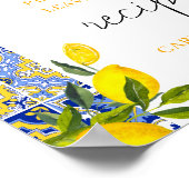 レモンボ地中海のホブライダルシャワーレシピ ポスター (角)