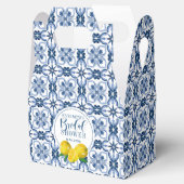 レモンポジターノイタリアンブルータイルのお気に入りボックス フェイバーボックス (オープン)