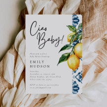 レモンポジターノイタリアンベビーシャワー