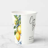 レモンポジターノイタリアンベビーシャワー 紙コップ (右)