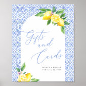 レモンポジターノギフトとカード結婚ズサイン ポスター (正面)