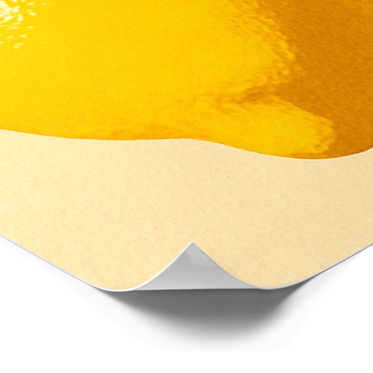 レモンポスターアート鮮やかレトロキッチンウォールデコール ポスター (角)