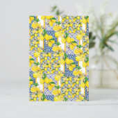 レモンポルトガル語アズレジョ地中海のサントリーニ サンキューカード (スタンド正面)