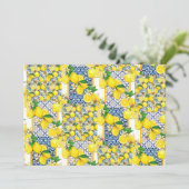 レモンポルトガル語アズレジョ地中海のサントリーニ 招待状 (スタンド正面)