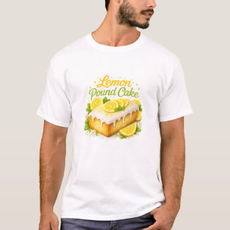 レモンポンドケーキ - デリシャスヴィンテージバケリー Tシャツ
