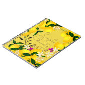 レモンマスタード ノートブック (左側)