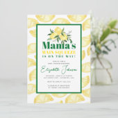 レモンママのメインスクイーズベイビーシャワー招待状 招待状 (スタンド正面)