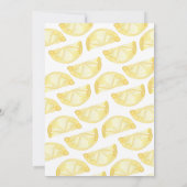 レモンママのメインスクイーズベイビーシャワー招待状 招待状 (裏面)