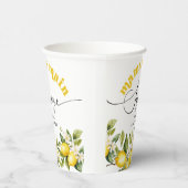 レモンママのメイン絞りベビーシャワー 紙コップ (右)