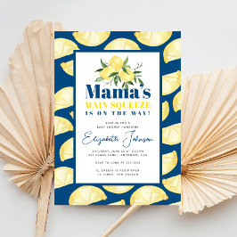 レモンママズメインスクイーズ赤ちゃんシャワー招待状 招待状